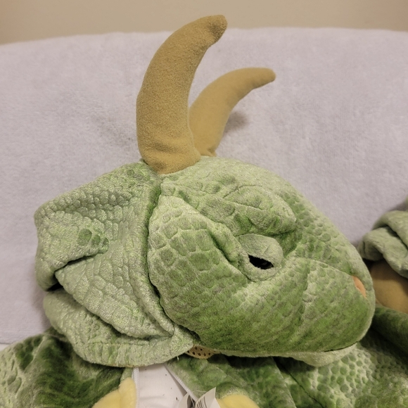 VTG Dinosaur Green Dragon Tail Claws Costume Dress Up Outfit Sz 4T / 44" Length‎ - Picture 15 of 16